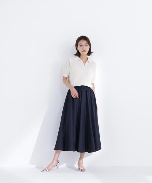NATURAL BEAUTY BASIC(ナチュラルビューティーベーシック)の「【sweet掲載】◇【ちょうど、いい服】ふんわり春風フレアスカート(スカート・レディース・ベージュ/ネイビー/ラベンダー・LARGE/MEDIUM/SMALL/P/S)」の11枚目の写真
