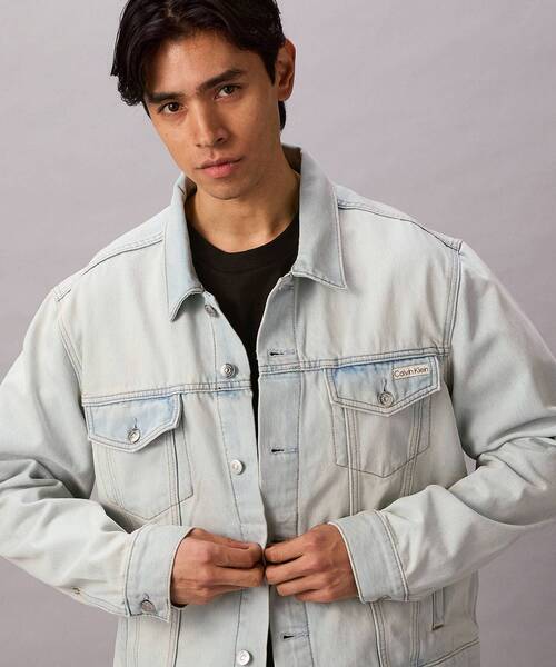 Calvin Klein(カルバン・クライン)の「クラシックトラッカージャケット COOLMAX(デニムジャケット・メンズ・ブルー・M/S/XL/L)」の5枚目の写真