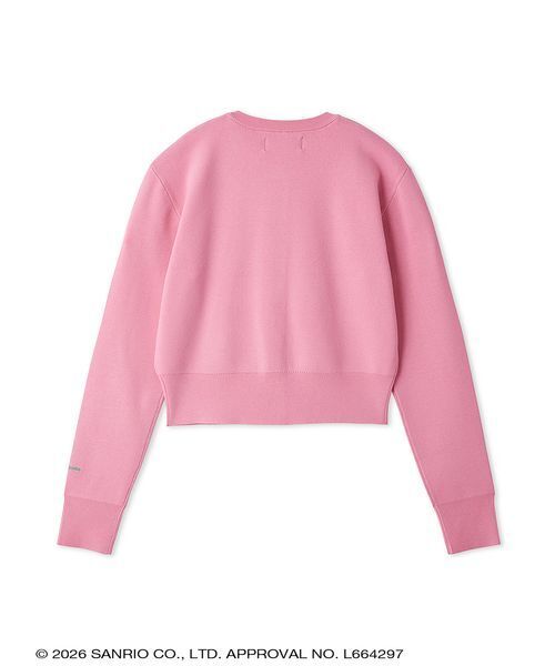 sanrio house（サンリオハウス）の「【HELLO KITTY】クルーネックワンポイントカーディガン（カーディガン/ボレロ・レディース・ブルー/その他/ライム/ピンク・F）」の6枚目の写真