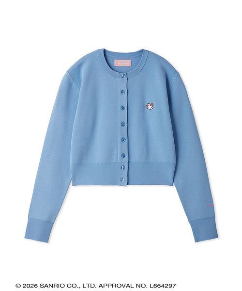 sanrio house（サンリオハウス）の「【HELLO KITTY】クルーネックワンポイントカーディガン（カーディガン/ボレロ・レディース・ブルー/その他/ライム/ピンク・F）」の12枚目の写真