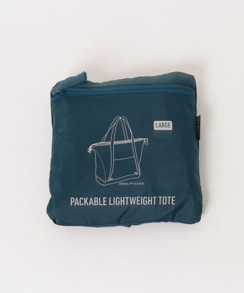 L.L.Bean(エルエルビーン)の「パッカブル・ライトウェイト・トート ラージ(トートバッグ・レディース・ブラック/ブルー・ONE SIZE)」の10枚目の写真