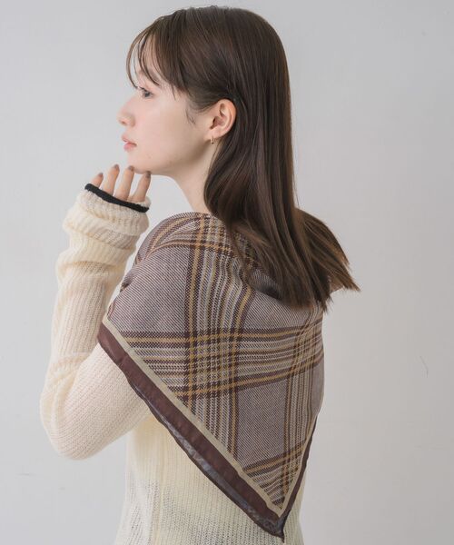 RETRO GIRL(レトロガール)の「マルチアソート柄スカーフ(バンダナ/スカーフ・レディース・ブルー系その他/ホワイト系その他/ブラック系その他/ブラウン系その他・ONE SIZE)」の18枚目の写真