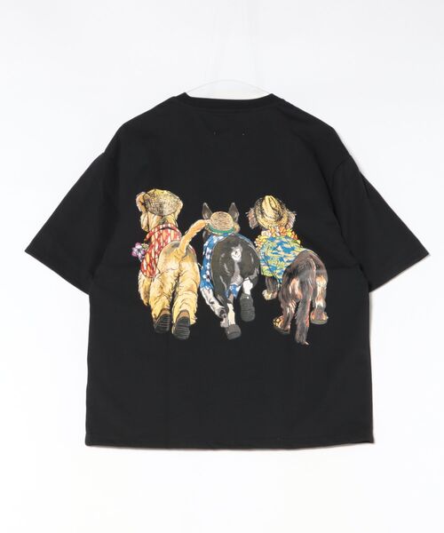 CORISCO(コリスコ)の「アロハアニマル柄TEE(M1)(Tシャツ/カットソー・メンズ・ブラック系1/グレー系1/グレー系2/ホワイト系2/ホワイト系1/ブラック系2/キナリ/オートミール・X-LARGE/LARGE/MEDIUM)」の10枚目の写真