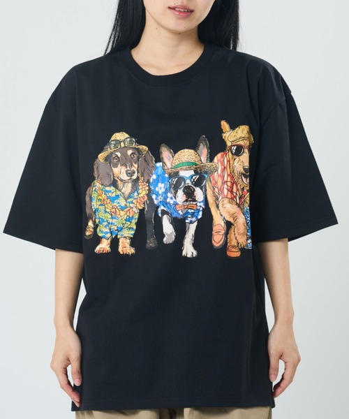 セール】アロハアニマル柄TEE(M1)（Tシャツ/カットソー）｜CORISCO