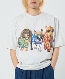 CORISCO（コリスコ）の「アロハアニマル柄TEE(M1)（Tシャツ/カットソー）」