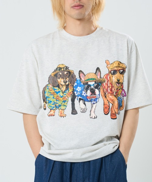 セール】アロハアニマル柄TEE(M1)（Tシャツ/カットソー）｜CORISCO