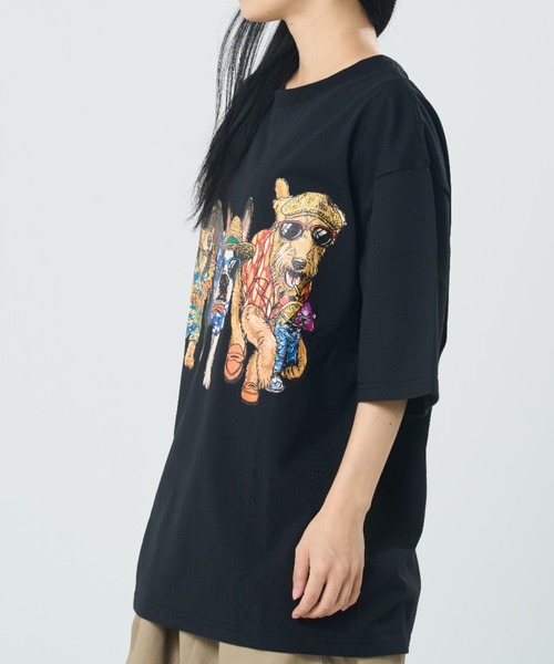CORISCO(コリスコ)の「アロハアニマル柄TEE(M1)(Tシャツ/カットソー・メンズ・ブラック系1/グレー系1/グレー系2/ホワイト系2/ホワイト系1/ブラック系2/キナリ/オートミール・X-LARGE/LARGE/MEDIUM)」の20枚目の写真