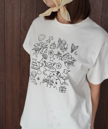 SANSeLF | 【SANSeLF】エンジェルモチーフTシャツ saw26s038(Tシャツ/カットソー)