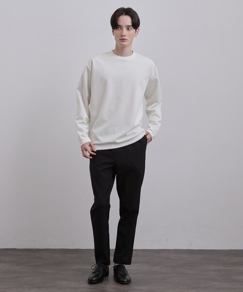 tk.TAKEO KIKUCHI（ティーケータケオキクチ）の「スマートカットソー（Tシャツ/カットソー・メンズ・ホワイト/ブラック・01/02/03）」の6枚目の写真