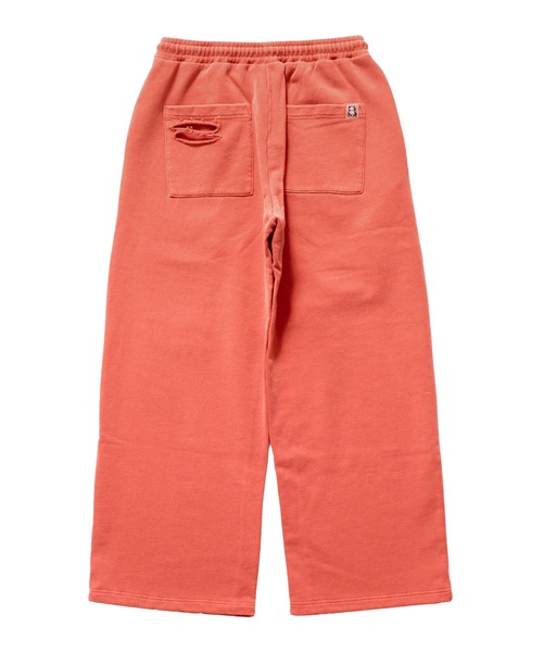 X-girl(エックスガール)の「DISTRESSED SWEATPANTS(スウェットパンツ・レディース・オレンジ/ブラック/オリーブ・S/M)」の5枚目の写真