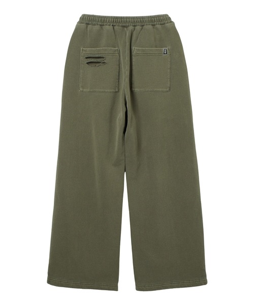 X-girl(エックスガール)の「DISTRESSED SWEATPANTS(スウェットパンツ・レディース・オレンジ/ブラック/オリーブ・S/M)」の6枚目の写真