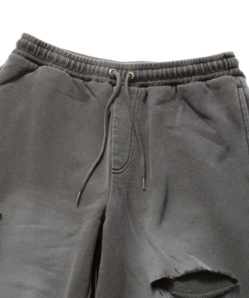 X-girl(エックスガール)の「DISTRESSED SWEATPANTS(スウェットパンツ・レディース・オレンジ/ブラック/オリーブ・S/M)」の8枚目の写真