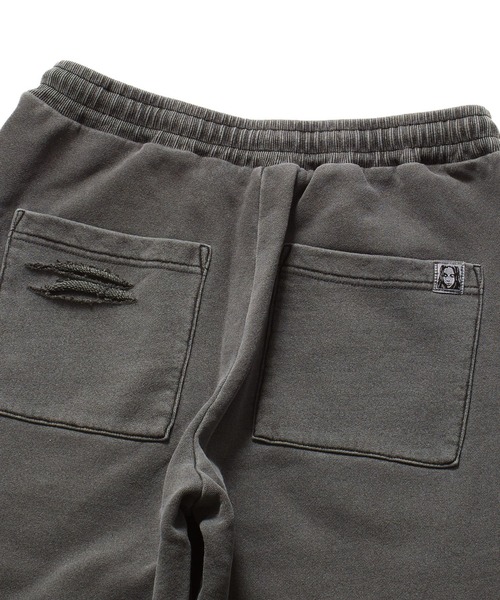 X-girl(エックスガール)の「DISTRESSED SWEATPANTS(スウェットパンツ・レディース・オレンジ/ブラック/オリーブ・S/M)」の12枚目の写真