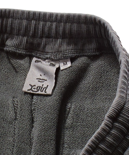 X-girl(エックスガール)の「DISTRESSED SWEATPANTS(スウェットパンツ・レディース・オレンジ/ブラック/オリーブ・S/M)」の15枚目の写真