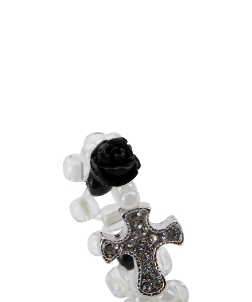 LUVISTRUE（ラヴイズトゥルー）の「EL CUBIC CROSS RING(BLACK)（リング・レディース・その他・FREE）」の3枚目の写真