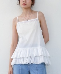Bab | コットンフリルキャミトップス(キャミソール)