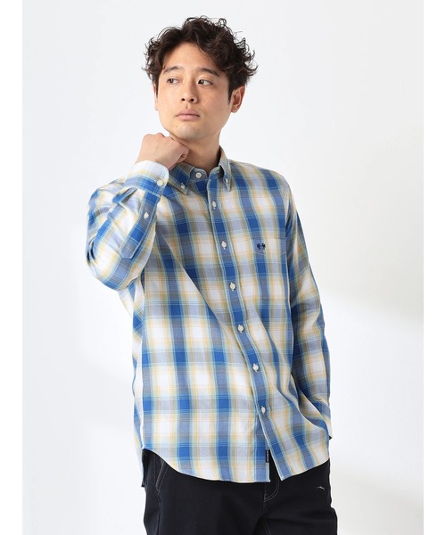 McGREGOR（マックレガー）の「グラデーションドビー（シャツ/ブラウス・メンズ・ネイビー/レッド・M/L）」の11枚目の写真