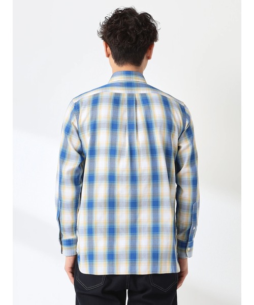 McGREGOR（マックレガー）の「グラデーションドビー（シャツ/ブラウス・メンズ・ネイビー/レッド・M/L）」の14枚目の写真