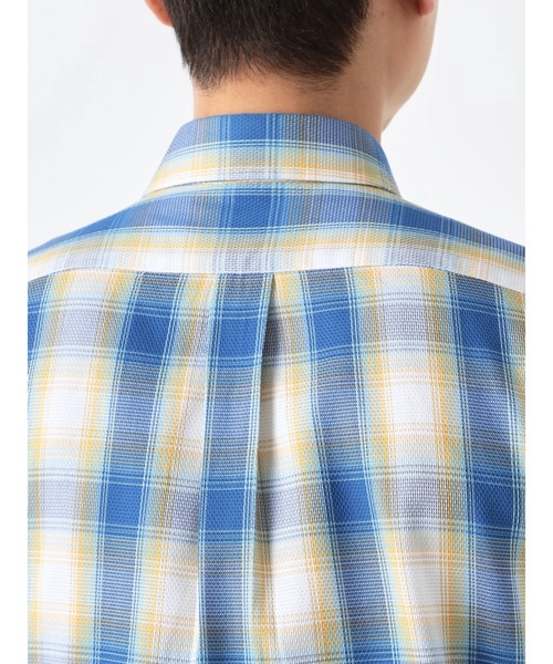 McGREGOR（マックレガー）の「グラデーションドビー（シャツ/ブラウス・メンズ・ネイビー/レッド・M/L）」の4枚目の写真