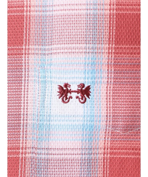 McGREGOR（マックレガー）の「グラデーションドビー（シャツ/ブラウス・メンズ・ネイビー/レッド・M/L）」の8枚目の写真