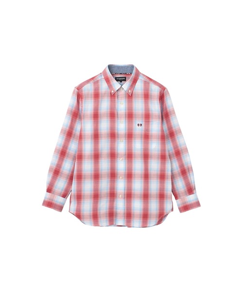 McGREGOR（マックレガー）の「グラデーションドビー（シャツ/ブラウス・メンズ・ネイビー/レッド・M/L）」の10枚目の写真