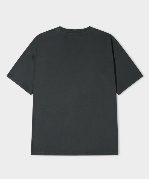 LEMAIN SECOND（リメインセカンド）の「ベーシックロゴプリントオーバーサイズ半袖Tシャツ[ピグメントチャコール]（Tシャツ/カットソー・レディース・その他・SMALL/MEDIUM/LARGE/X-LARGE）」の3枚目の写真
