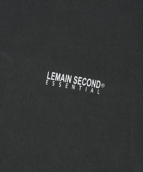 LEMAIN SECOND（リメインセカンド）の「ベーシックロゴプリントオーバーサイズ半袖Tシャツ[ピグメントチャコール]（Tシャツ/カットソー・レディース・その他・SMALL/MEDIUM/LARGE/X-LARGE）」の9枚目の写真