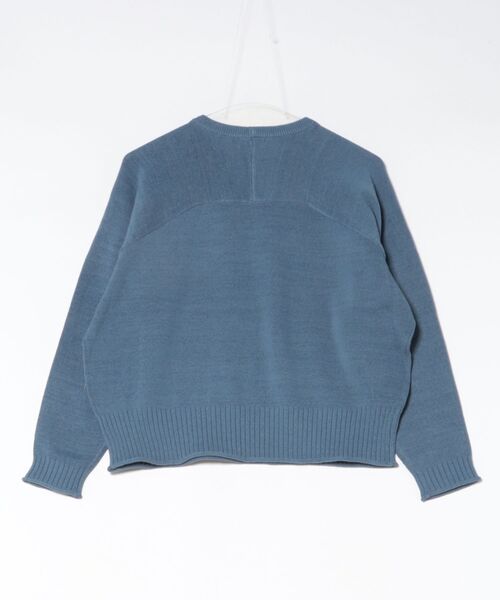 LA MARINE FRANCAISE（マリン フランセーズ）の「テープヤーンクルーネックプルオーバー（ニット/セーター・レディース・ブルー/オフホワイト/ライトグリーン・FREE）」の13枚目の写真