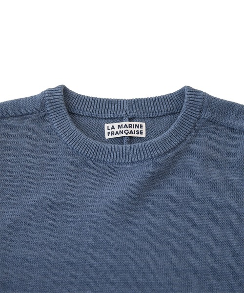 LA MARINE FRANCAISE（マリン フランセーズ）の「テープヤーンクルーネックプルオーバー（ニット/セーター・レディース・ブルー/オフホワイト/ライトグリーン・FREE）」の16枚目の写真