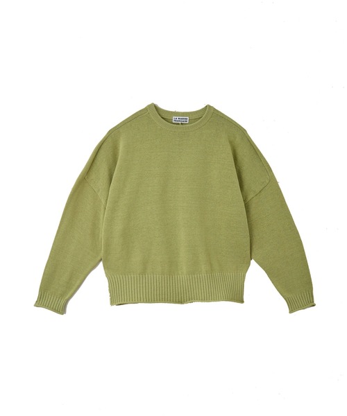 LA MARINE FRANCAISE（マリン フランセーズ）の「テープヤーンクルーネックプルオーバー（ニット/セーター・レディース・ブルー/オフホワイト/ライトグリーン・FREE）」の11枚目の写真