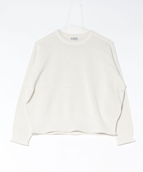 LA MARINE FRANCAISE（マリン フランセーズ）の「テープヤーンクルーネックプルオーバー（ニット/セーター・レディース・ブルー/オフホワイト/ライトグリーン・FREE）」の20枚目の写真