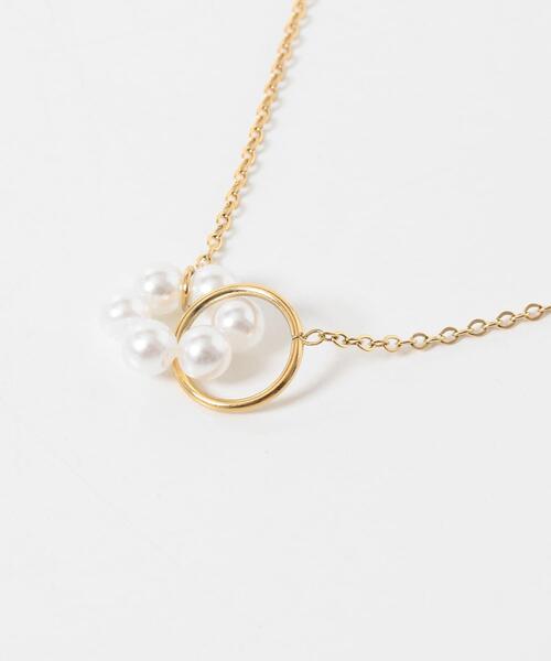 URBAN RESEARCH Sonny Label（アーバンリサーチサニーレーベル）の「ステンレスリングモチーフネックレス（ネックレス・レディース・ゴールド/シルバー・ONE）」の8枚目の写真