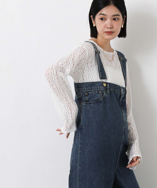 Le Minor(ルミノア)の「ルミノアデニムサロペット(ワンピース・レディース・インディゴブルー・1)」の10枚目の写真