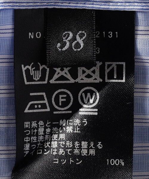 SHIPS(シップス)の「SHIPS Primary Navy Label:クレイジー ストライプ ビッグ シャツ(シャツ/ブラウス・レディース・ブルー・36/38)」の7枚目の写真