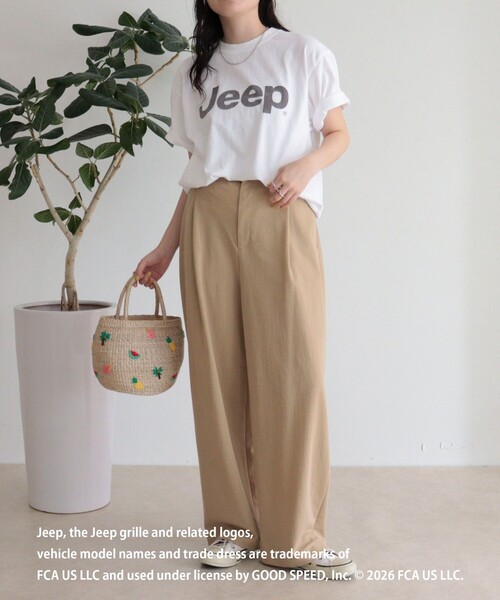 fredy emue（フレディエミュ）の「【GOOD ROCK SPEED/グッドロックスピード】Jeep半袖Ｔシャツ（Tシャツ/カットソー・レディース・イエロー/オフホワイト/チャコールグレー・38）」の14枚目の写真