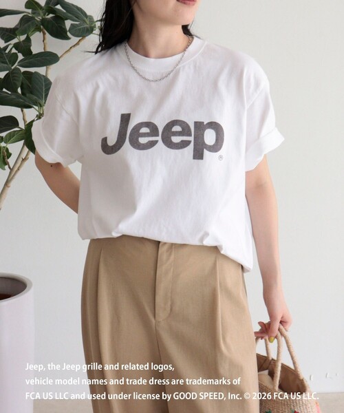 fredy emue（フレディエミュ）の「【GOOD ROCK SPEED/グッドロックスピード】Jeep半袖Ｔシャツ（Tシャツ/カットソー・レディース・イエロー/オフホワイト/チャコールグレー・38）」の10枚目の写真