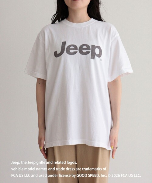 fredy emue（フレディエミュ）の「【GOOD ROCK SPEED/グッドロックスピード】Jeep半袖Ｔシャツ（Tシャツ/カットソー・レディース・イエロー/オフホワイト/チャコールグレー・38）」の6枚目の写真