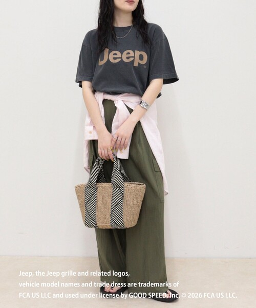 GOOD ROCK SPEED(グッドロックスピード)の「【GOOD ROCK SPEED/グッドロックスピード】Jeep半袖Tシャツ(Tシャツ/カットソー・レディース・イエロー/オフホワイト/チャコールグレー・38)」の22枚目の写真