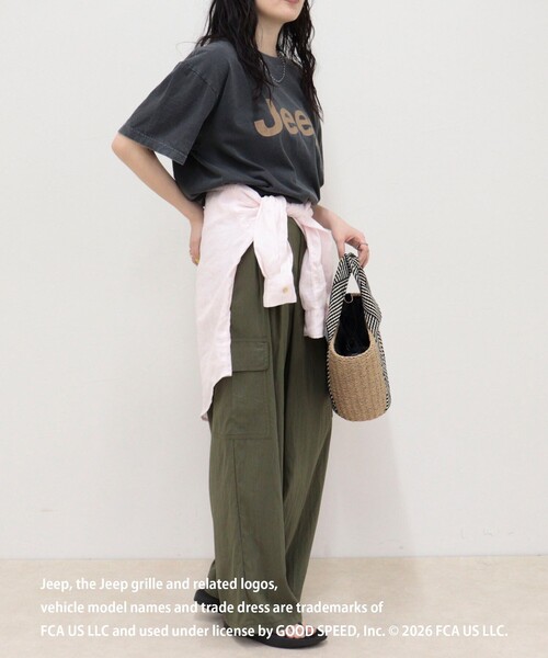 fredy emue（フレディエミュ）の「【GOOD ROCK SPEED/グッドロックスピード】Jeep半袖Ｔシャツ（Tシャツ/カットソー・レディース・イエロー/オフホワイト/チャコールグレー・38）」の22枚目の写真