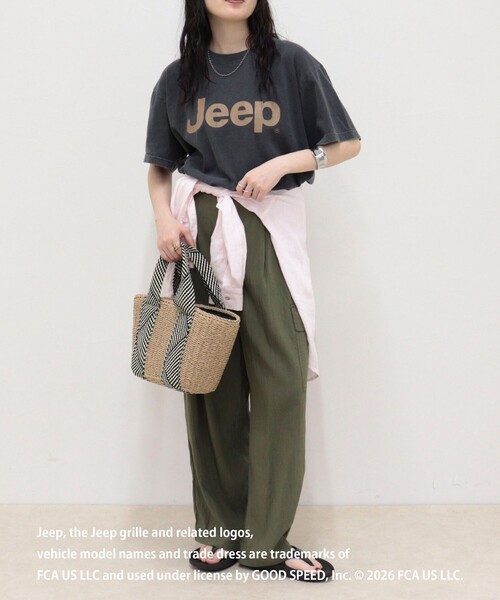 fredy emue（フレディエミュ）の「【GOOD ROCK SPEED/グッドロックスピード】Jeep半袖Ｔシャツ（Tシャツ/カットソー・レディース・イエロー/オフホワイト/チャコールグレー・38）」の20枚目の写真