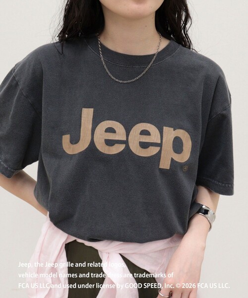 fredy emue（フレディエミュ）の「【GOOD ROCK SPEED/グッドロックスピード】Jeep半袖Ｔシャツ（Tシャツ/カットソー・レディース・イエロー/オフホワイト/チャコールグレー・38）」の19枚目の写真