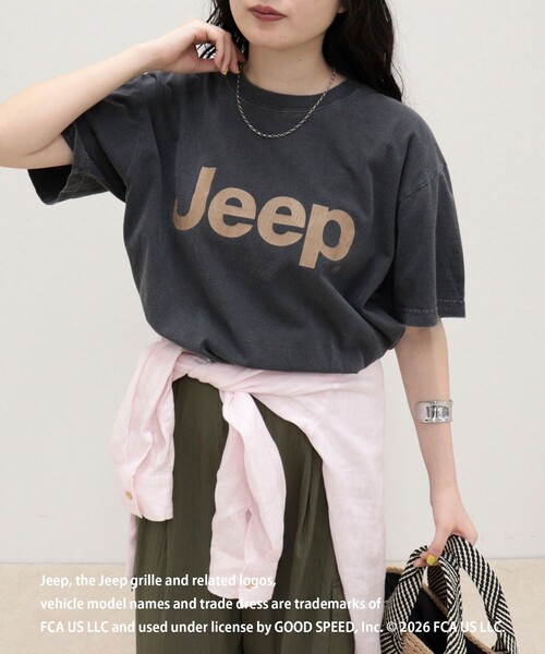 fredy emue（フレディエミュ）の「【GOOD ROCK SPEED/グッドロックスピード】Jeep半袖Ｔシャツ（Tシャツ/カットソー・レディース・イエロー/オフホワイト/チャコールグレー・38）」の18枚目の写真
