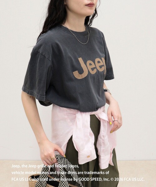 fredy emue（フレディエミュ）の「【GOOD ROCK SPEED/グッドロックスピード】Jeep半袖Ｔシャツ（Tシャツ/カットソー・レディース・イエロー/オフホワイト/チャコールグレー・38）」の17枚目の写真