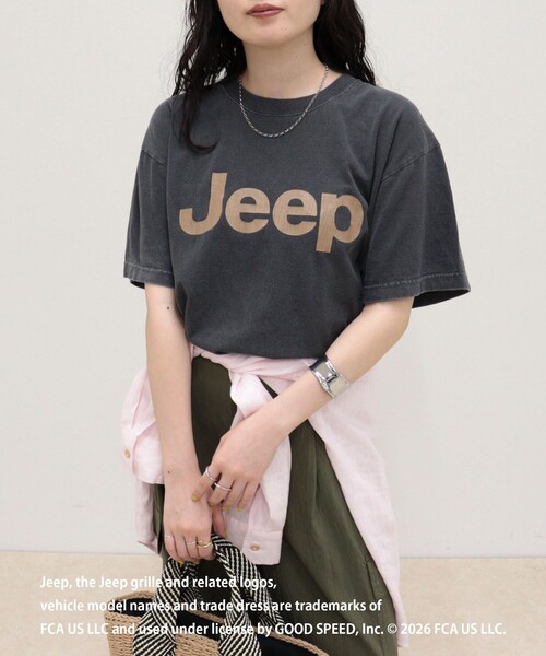 fredy emue（フレディエミュ）の「【GOOD ROCK SPEED/グッドロックスピード】Jeep半袖Ｔシャツ（Tシャツ/カットソー・レディース・イエロー/オフホワイト/チャコールグレー・38）」の15枚目の写真
