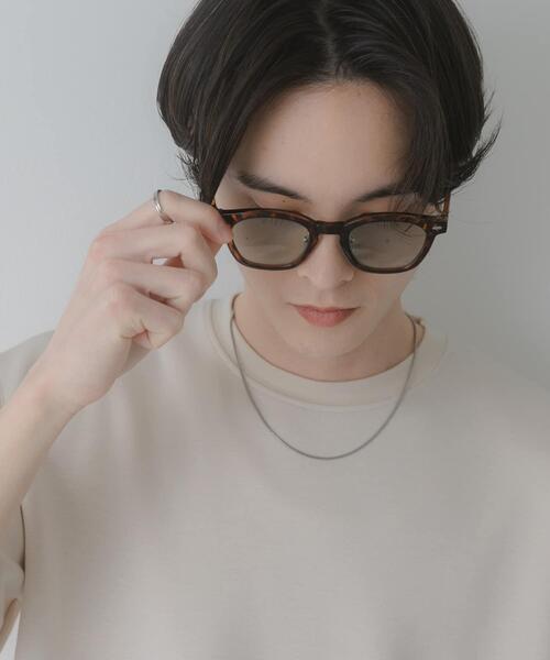 SENSE OF PLACE by URBAN RESEARCH（センスオブプレイスバイアーバンリサーチ）の「ウェリントンサングラス（サングラス・メンズ・ブラック/ブルー・ONE）」の4枚目の写真