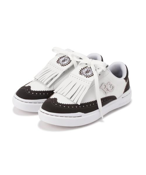 PEARLY GATES(パーリーゲイツ)の「【PEARLY GATES】THE SHOSE スパイクレスゴルフシューズ <ウィングチップ> (LADIES)(その他シューズ・レディース・ホワイト系その他5/ホワイト・23.5cm/24.0cm/23.0cm/24.5cm)」の2枚目の写真