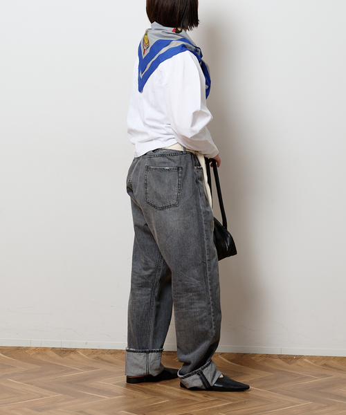 Bonum（ボナム）の「タックデザインロングスリーブTEE（Tシャツ/カットソー・レディース・ホワイト・FREE）」の5枚目の写真