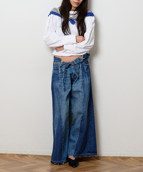 Bonum（ボナム）の「タックデザインロングスリーブTEE（Tシャツ/カットソー・レディース・ホワイト・FREE）」の16枚目の写真