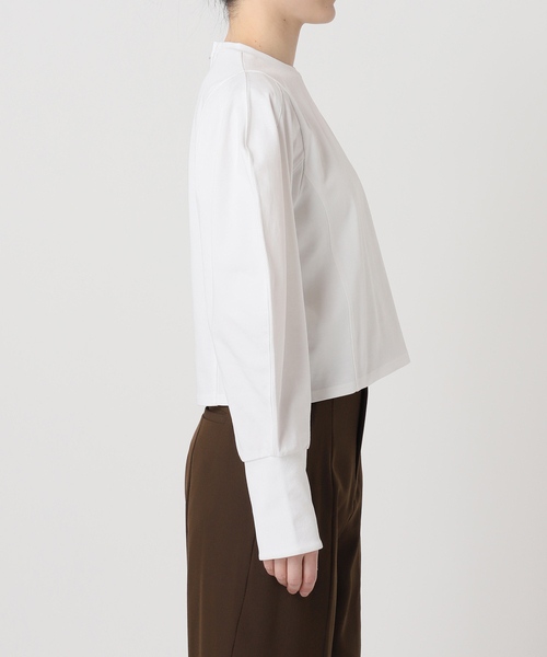 Bonum（ボナム）の「タックデザインロングスリーブTEE（Tシャツ/カットソー・レディース・ホワイト・FREE）」の20枚目の写真