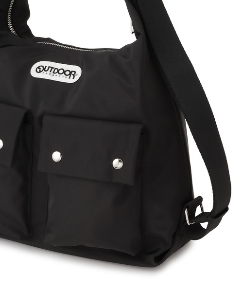 OUTDOOR PRODUCTS(アウトドアプロダクツ)の「【OUTDOOR PRODUCTS】VIS別注マルチウェイショルダーバッグ/トートバッグ/リュック(ショルダーバッグ・レディース・ブラック/ベージュ・FREE)」の15枚目の写真